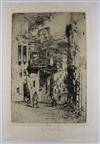 JOSEPH PENNELL Group of 4 etchings.